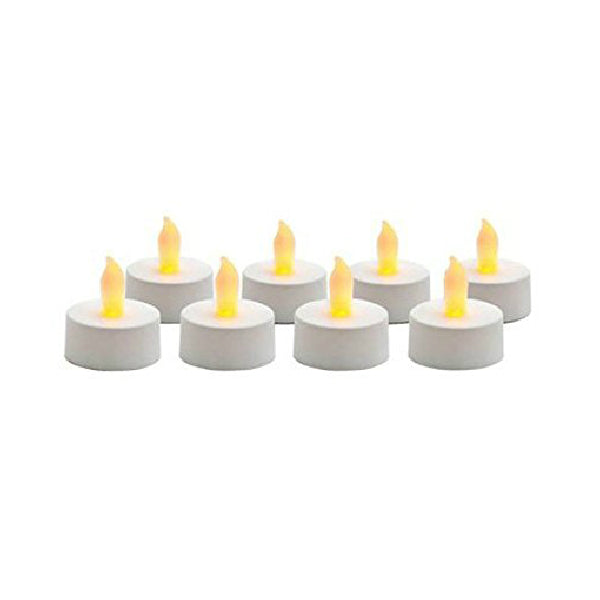 Inglow CG10026WH8 Flameless Tea Light Candles, 8-Pack