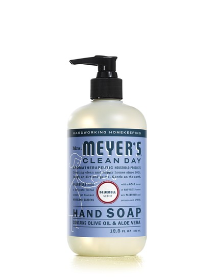 Mrs. Meyer's Clean Day 17484 Liquid Hand Soap, 12.5 Oz, Blue Bell