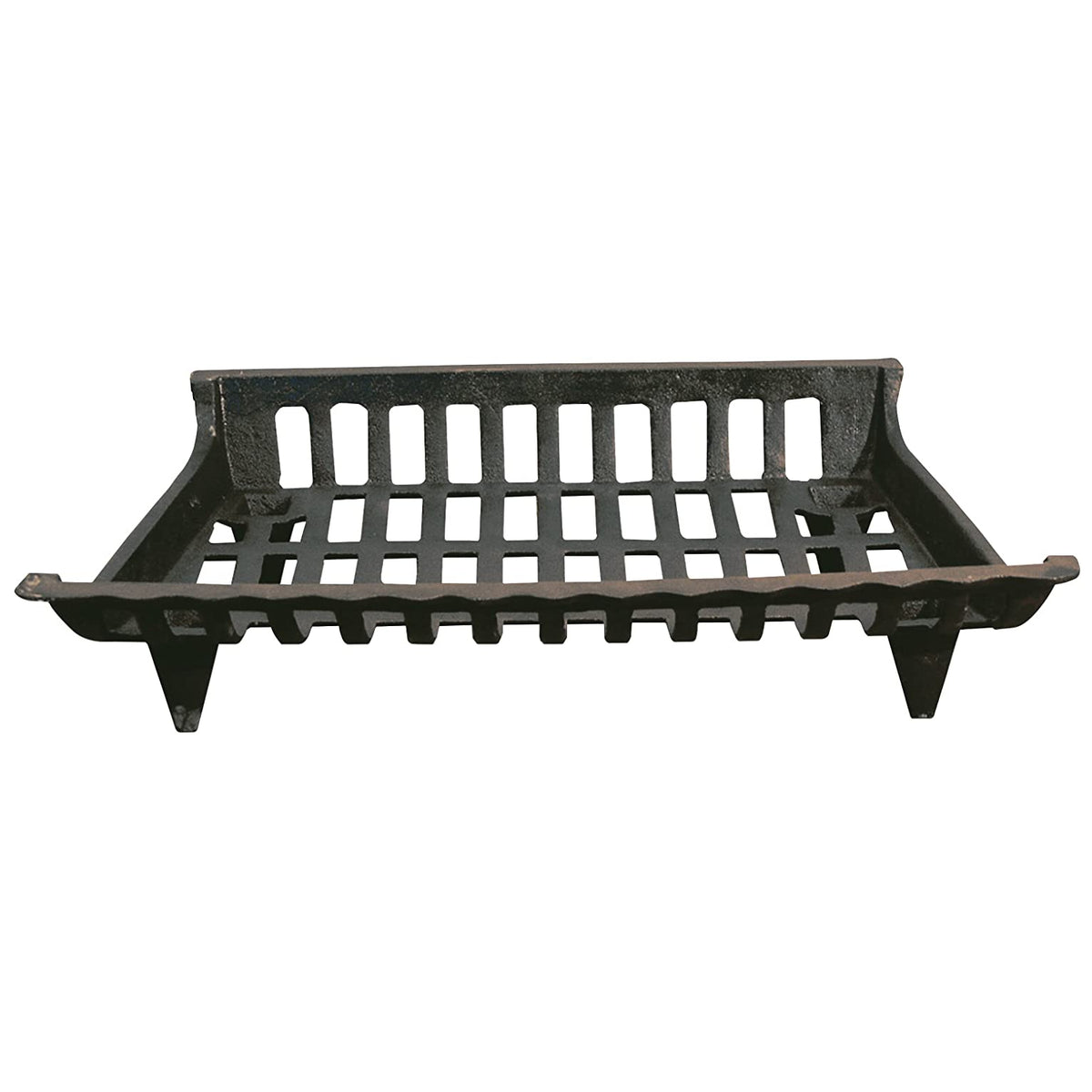 Panacea 15424 Cast-Iron Fireplace Grate, Black, 24"