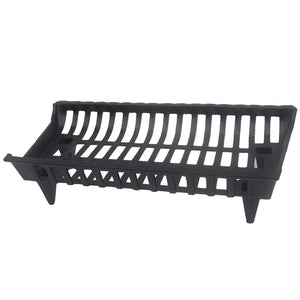 Pleasant Hearth CG27 Cast-Iron Fireplace Grate, Black, 27"