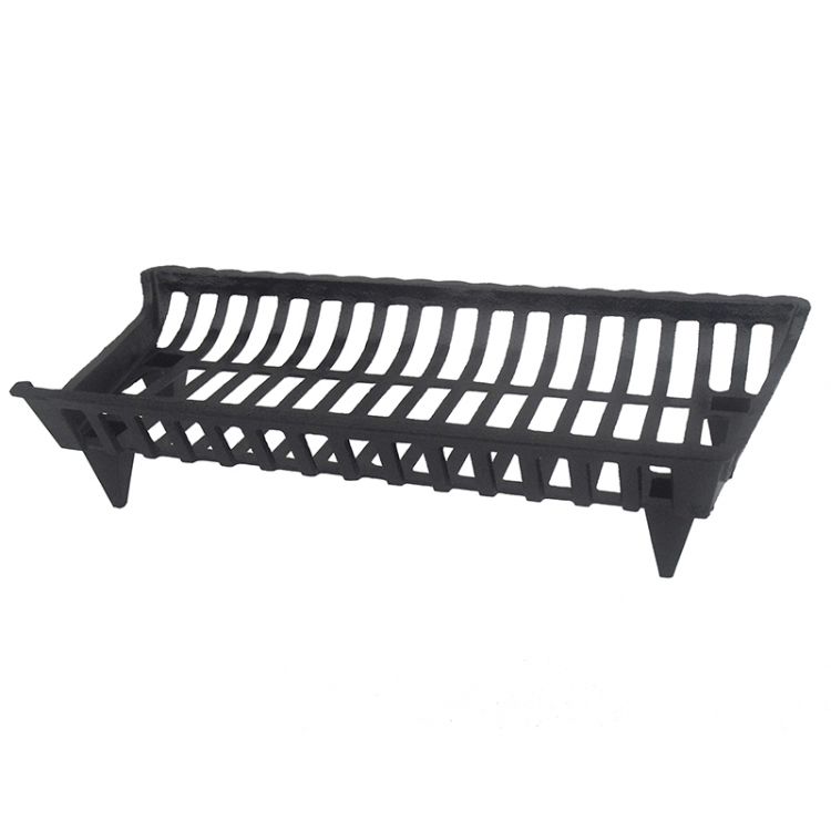 Pleasant Hearth CG30 Cast-Iron Fireplace Grate, Black, 30"