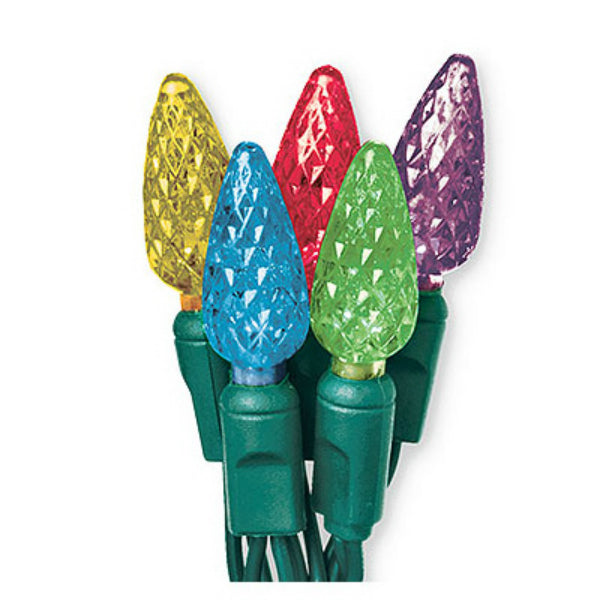 Holiday Bright LEDBX-C6100-MU Christmas C6 Super Bright LED 100-Light Set, Multi