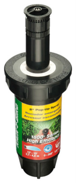 Rain Bird® 1802HEVN15 Adjustable Pattern 1800-Series Pop Up Spray Head, 2"