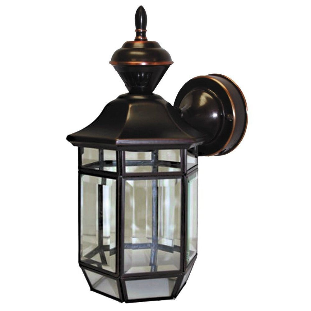 Heath® Zenith HZ-4175-AC Motion-Activated Lexington Lantern, Antique Copper