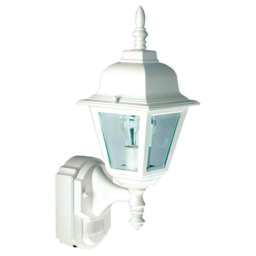 Heath® Zenith HZ-4191-WH Motion-Activated 180° Country Cottage Lantern, White