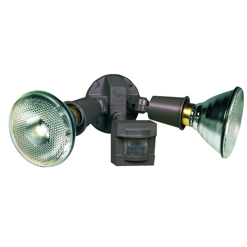 Heath Zenith HZ-5408-BZ Motion Activated 110-Degree Security Flood Light, Bronze