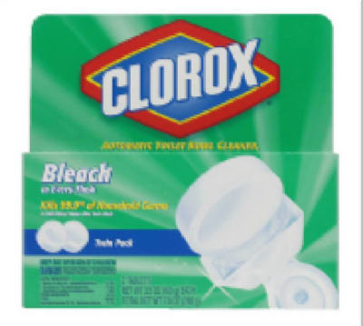 Clorox® 30024 Automatic Toilet Bowl Cleaner, 3.5 Oz, 2-Pack