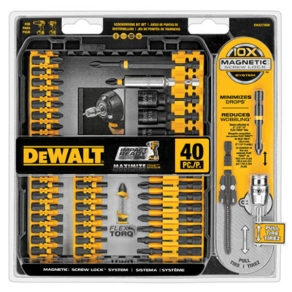 DeWalt® DWA2T40IR Impact Ready® Screwdriving Set, 40-Piece