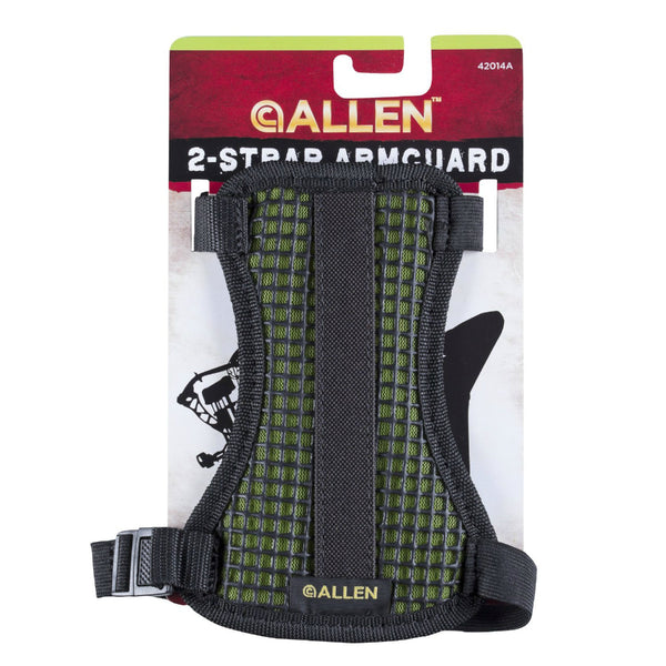 Allen™ 42014 2-Strap Mesh Arm Guard, Medium, Hot Green