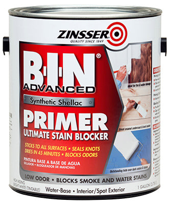 Zinsser 270976 BIN Advanced White Primer and Sealer, 1 Gallon
