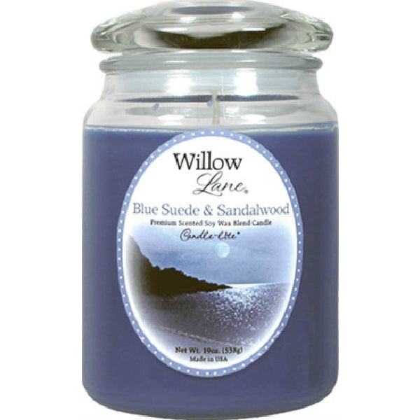 Candle Lite® 1646033 Willow Lane™ Wax Jar Candle, 19 Oz