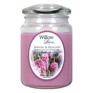 Candle Lite® 1646622 Willow Lane™ Wax Jar Candle, 19 Oz