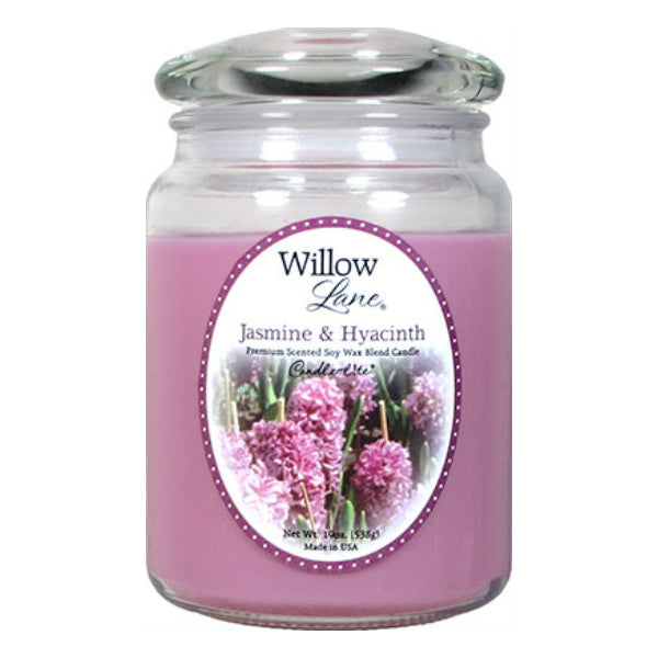 Candle Lite® 1646622 Willow Lane™ Wax Jar Candle, 19 Oz