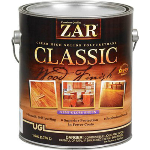 ZAR® 34713 Classic High Solid Polyurethane, Semi-Gloss Sheen, 1 Gallon