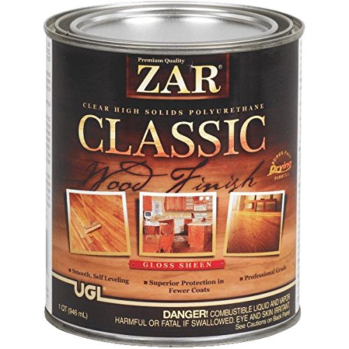 ZAR® 34612 Classic High Solid Polyurethane, Gloss Sheen, 1 Qt