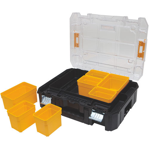 DeWalt® DWST17805 Tstak® V-Organizer Box with Clear Lid, 22 lbs Weight Capacity