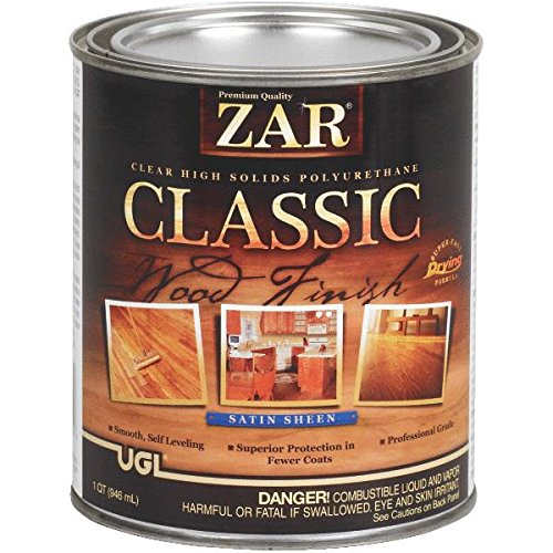 ZAR® 34812 Classic High Solid Polyurethane, Satin Sheen, 1 Qt