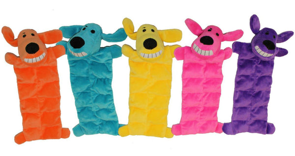 Multipet International 47914 Loofa Squeaker Mat Dog Toy, 12"