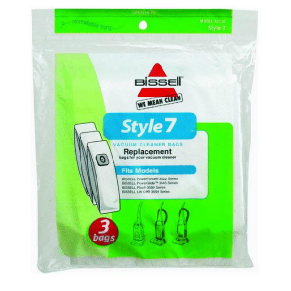 Bissell® 32120 Style 7 Replacement Vacuum Cleaner Bags, 3-Pack