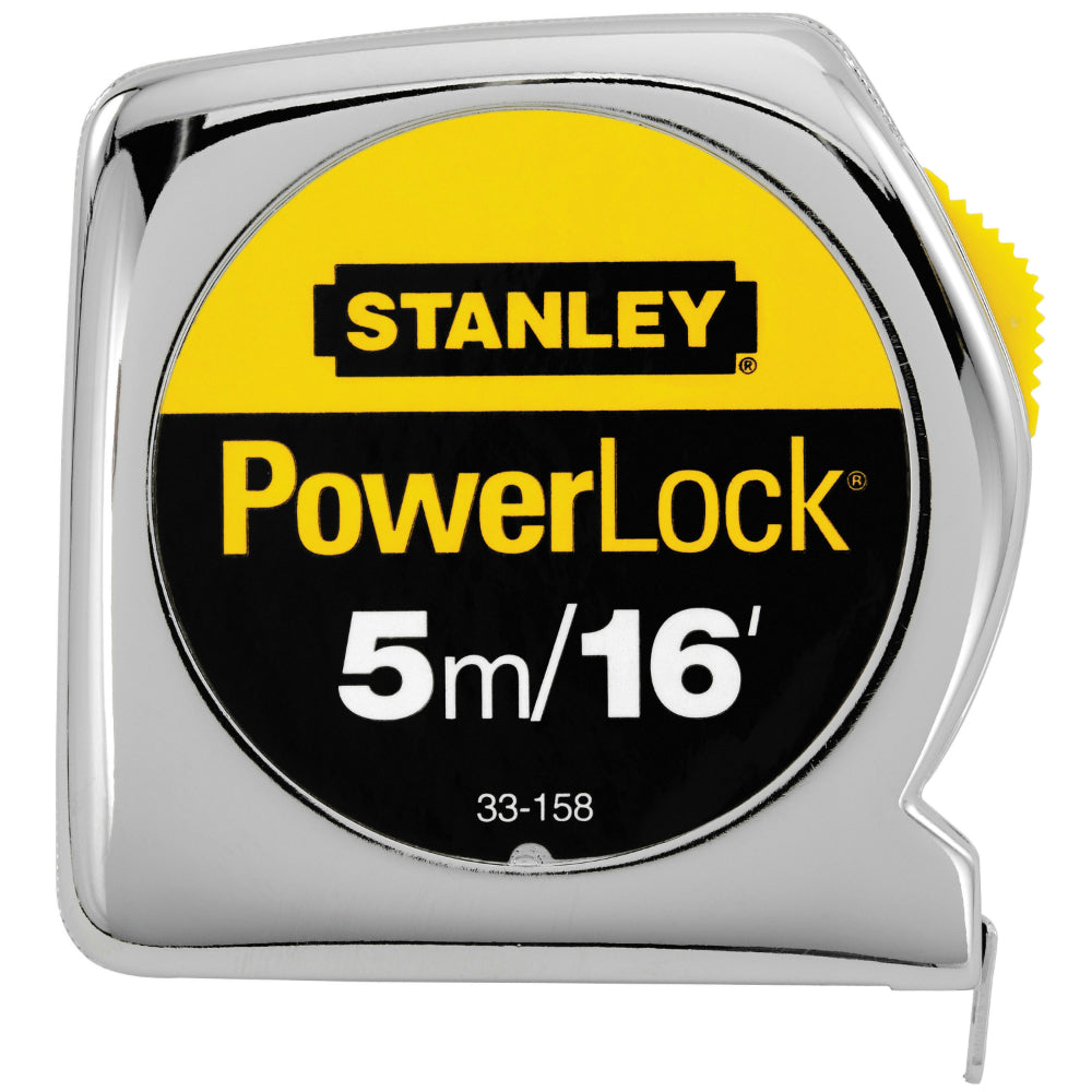 Stanley 33-158 PowerLock Classic Tape Rule, 3/4" x 16', Chrome