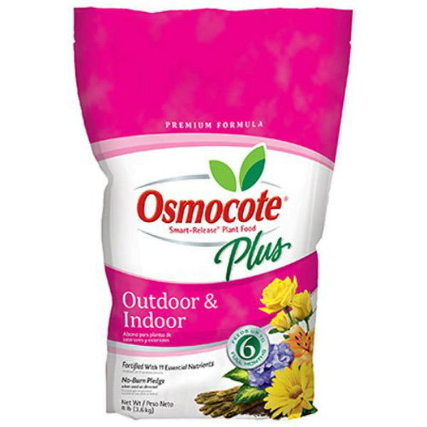 Osmocote 274850 Smart-Release Plant Food Plus Outdoor & Indoor, 15-9-12, 8 Lb