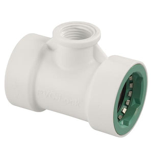 Orbit® 33772 Push-On-Fitting 1/2" PVC-Lock x 1/2" FPT Tee