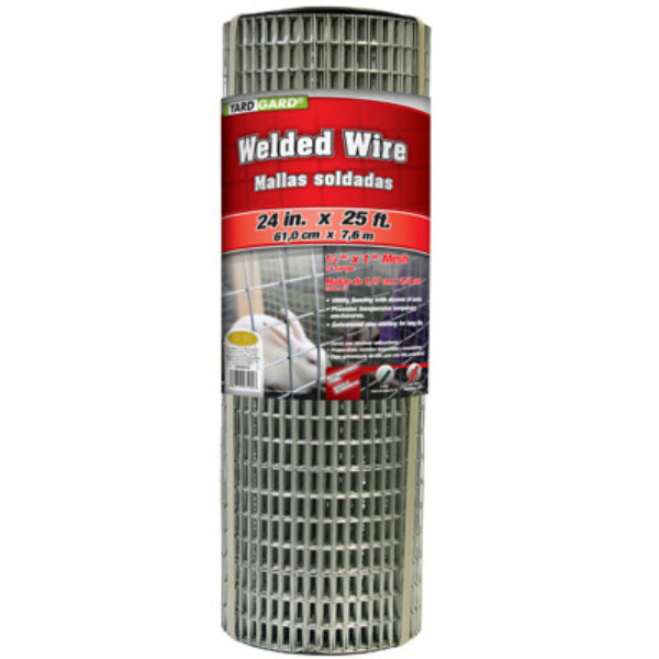 YardGard® 309221A Galvanized Welded Wire Fence, 14-Gauge, 24" x 25'