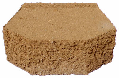Oldcastle 162005551 Castle Wall Block 12", Tan