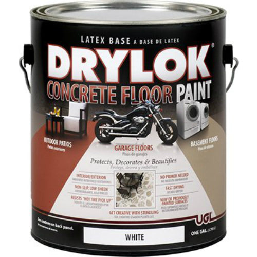 Drylok® 21213 Concrete Floor Paint, White, 1 Gallon