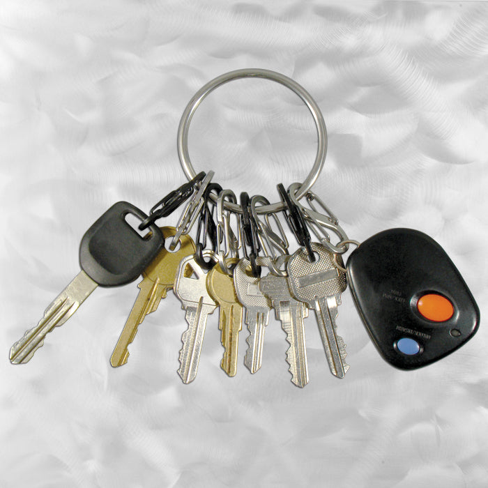 Nite Ize® BRG-M1-R3 BigRing Key Holder, Stainless Steel