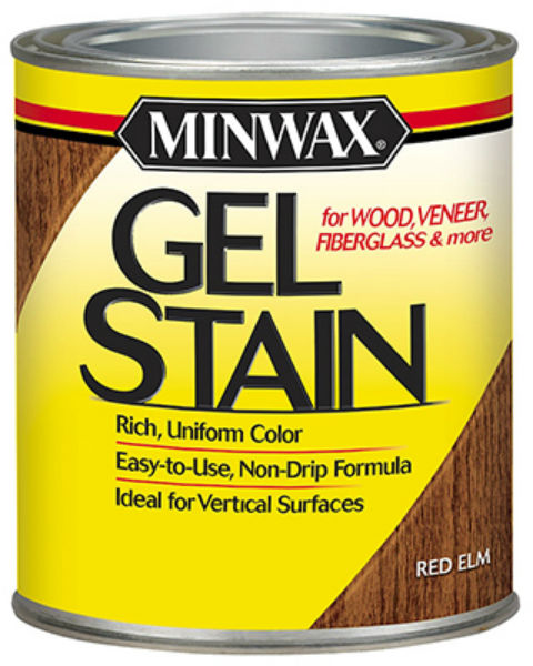Minwax® 260904444 Gel Stain for Wood/Veneer/Fiberglass, 1/2 Pt, Red Elm