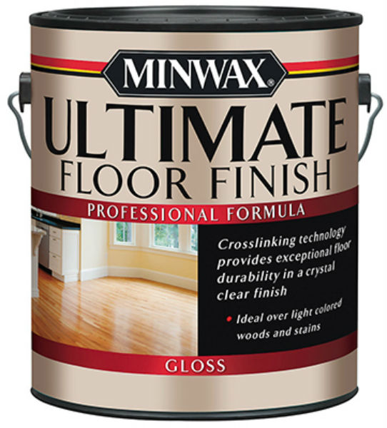 Minwax® 131010000 Water Based Ultimate Topcoat Floor Finish, 1 Gallon, Gloss