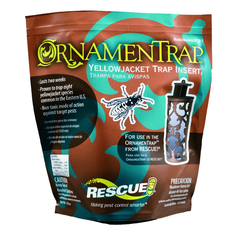 Rescue!® OTYJI-DB8-E OrnamenTrap® Yellowjacket Trap Refill Insert, For The East