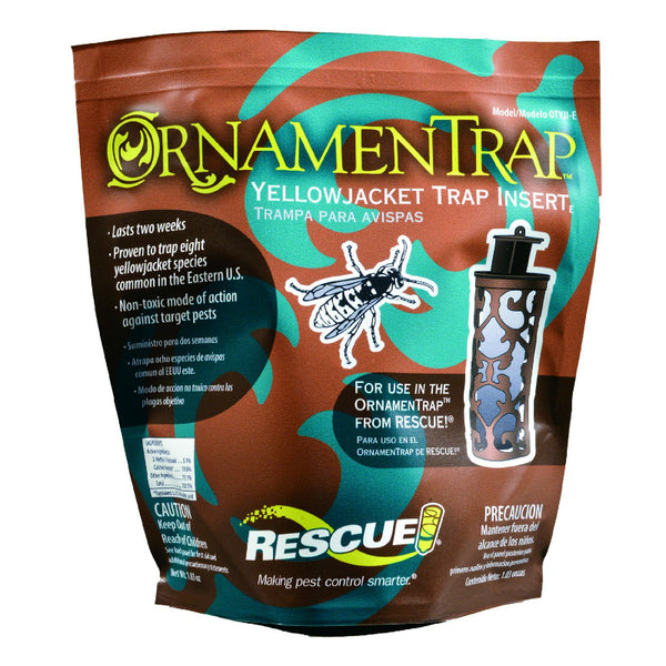 Rescue!® OTYJI-DB8-E OrnamenTrap® Yellowjacket Trap Refill Insert, For The East