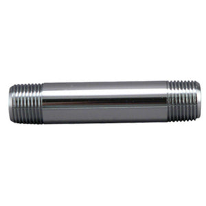 Master Plumber MP33-10PCLF Lead Compliant Chrome Nipple, 3/8" MPT x 3"