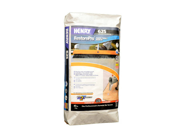 HERNY® 16362 RestorePro™ Concrete Resurfacer, #625, 40 Lb