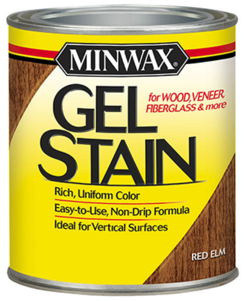 Minwax® 660900000 Gel Stain for Wood/Veneer/Fiberglass, 1 Qt, Red Elm