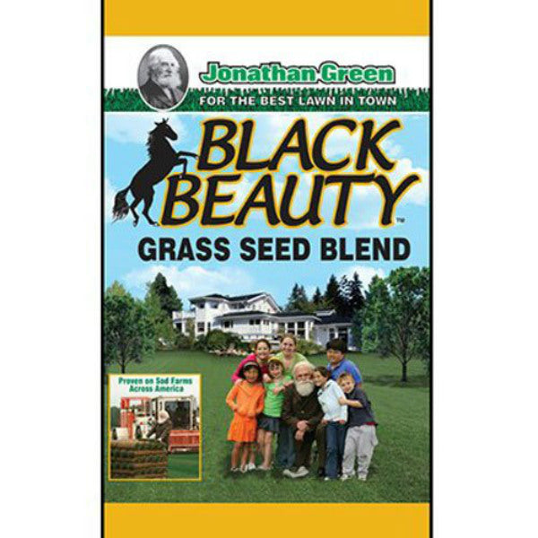 Jonathan Green 10315 Black Beauty Grass Seed Blend, Up To 7500 Sq.Ft, 25 Lbs