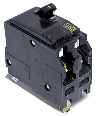 Square D QO215CP Double Pole Breaker, 15A