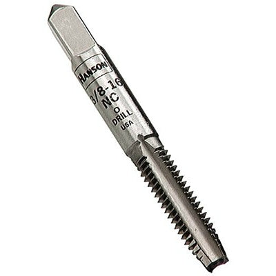 Irwin Tools 8134 Hanson® High Carbon Steel Fractional Tap, 3/8"-16 NC