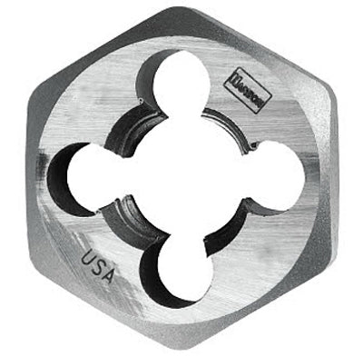Irwin Tools 9743 Hanson® High Carbon Steel Hexagon Metric Die, 12 mm - 1.50