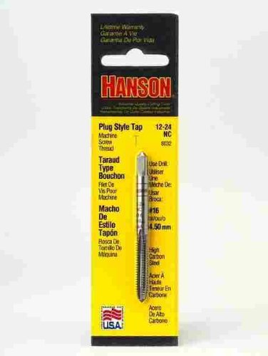 Irwin Tools 8032 Hanson® Carbon Steel Machine Screw Tap, 12-24 NC