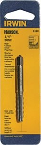 Irwin Tools 8120 Hanson® High Carbon Steel Fractional Tap, 1/4"-20 NC