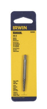 Irwin Tools 53402 Hanson® Spiral Flute Screw Extractor, EX-2