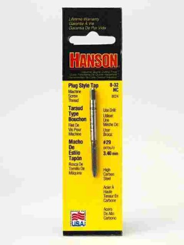 Irwin Tools 8024 Hanson® Carbon Steel Machine Screw Tap, 8-32 NC