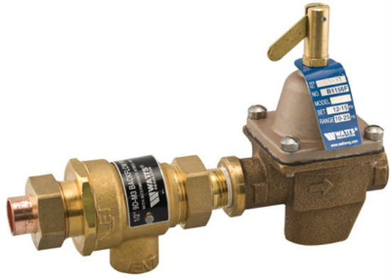 Watts® 1/2-B911S-M3 Combination Fill Valve and Backflow Preventer, 1/2", Bronze