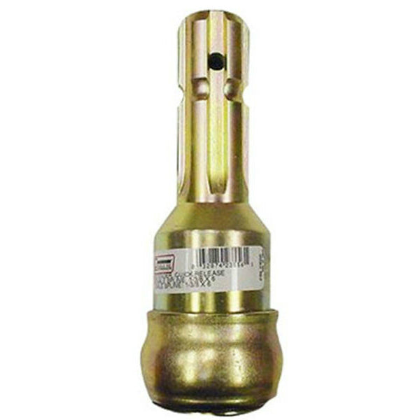 Double HH 23556 Extension PTO Adapter, 1-3/8", Yellow Zinc Plated