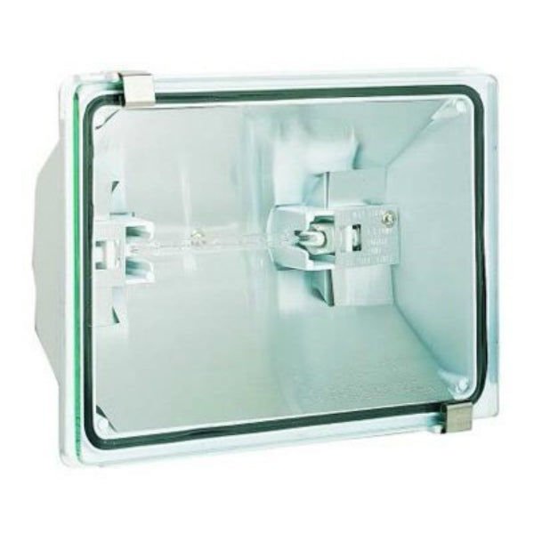 Heath® Zenith HZ-5505-WH Halogen Security Flood Light with Bulb, 500W, White