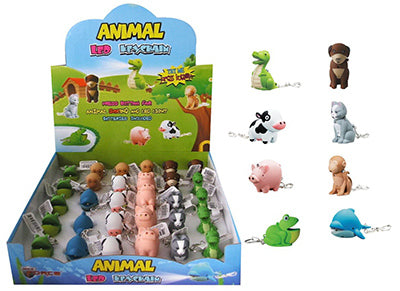 Diamond Visions 08-1051 Animal LED Key Chain, Assorted