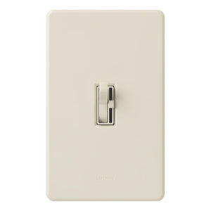 Lutron TGCL-153PH-LA Toggler CFL/LED Single-Pole/3-Way Toggle Dimmer, Almond